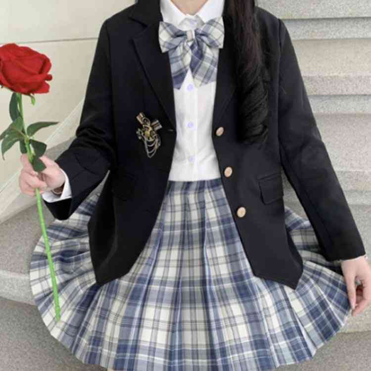 jk服 スーツ コスプレ衣装 制服 セット 制服 女子高生 スクール 文化祭 上下セット スカートスーツ 女の子 長袖シャツ 高校生 中学生 女子高校生 学生服 ブレザー 可愛い レディース フォーマル スクール スカート