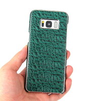 GalaxyS8+ギャラクシー背面カバーレザー背面保護カバーgalaxyS8Pluss8プラスシンプルカッコイイクロコダイル型押背面ケースGalaxyギャラクシービジネスに最適!!!定番の背面保護ケース♪♪プレゼントにもおすすめ♪大人っぽいビジネスに最適!送料無料