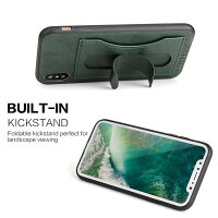 iPhoneXスマホケース本革レザー背面カバー背保護カバーアイフォンテンiPhoneXシンプルで飽きのこない背面保護ケースカッコイイカード収納スタンド機能背面ケースレザー調ビジネスに最適!!定番の背面保護ケース!大人っぽい!プレゼントにも!送料無料
