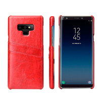 GalaxyNote9背面カバースマホケース2018最新商品ギャラクシーノート9背面保護カバー背面ケース耐衝撃カード収納レザー調無地背面保護おしゃれシンプルビジネスかっこいい送料無料