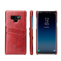 GalaxyNote9背面カバースマホケース2018最新商品ギャラクシーノート9背面保護カバー背面ケース耐衝撃カード収納レザー調無地背面保護おしゃれシンプルビジネスかっこいい送料無料