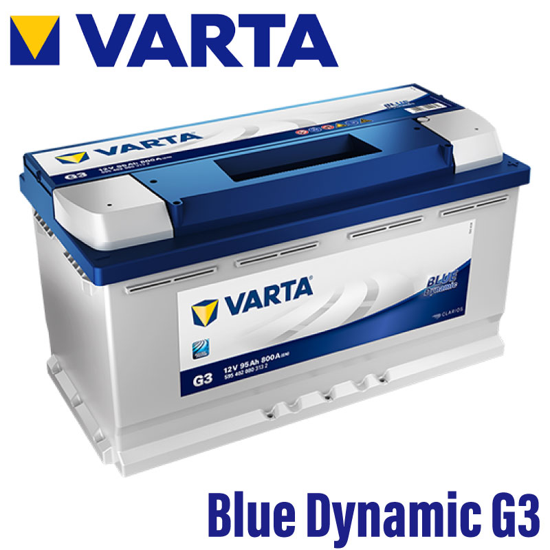 EU製 VARTA バルタ バッテリーG3 95Ah LN5ブルーダイナミックシリーズ595402080G3