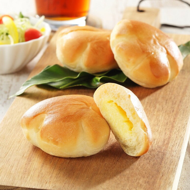 【冷凍】3859 クリームパン 約25g （約25g×10個） テーブルマーク 冷凍パン【3980円以上送料無料】のサムネイル