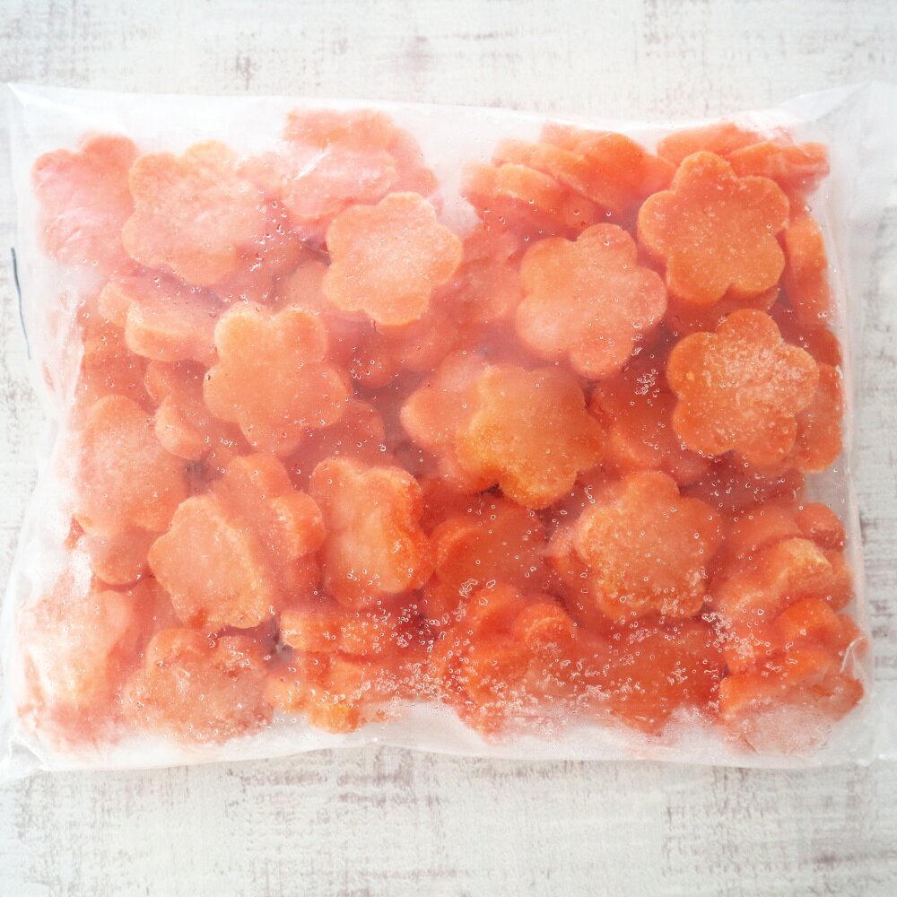【冷凍】8958 花形人参 500g ツインピークス 【3980円以上送料無料】 daikyo02-10001298 業務用食品ダイキョー オンライン サンプル画像3