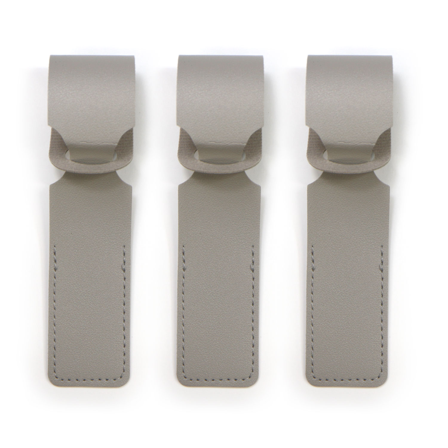 樂天商城 - ネームタグ 革製 【グレー】 灰色 3枚入り 荷物タグ ラゲッジタグ スーツケース 目印 ラゲージタグ レザー きらきらぷんぷん丸 NMT-013