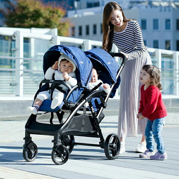 【レンタル】二人乗りベビーカー エヴァライトデュオ グレーフランネル 41942 Joie ジョイー ベビーカー【往復送料無料】