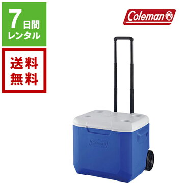 【レンタル】Coleman コールマン ホイールクーラー 60QT ブルー/ホワイト 2000027863《7日間レンタル》往復送料無料