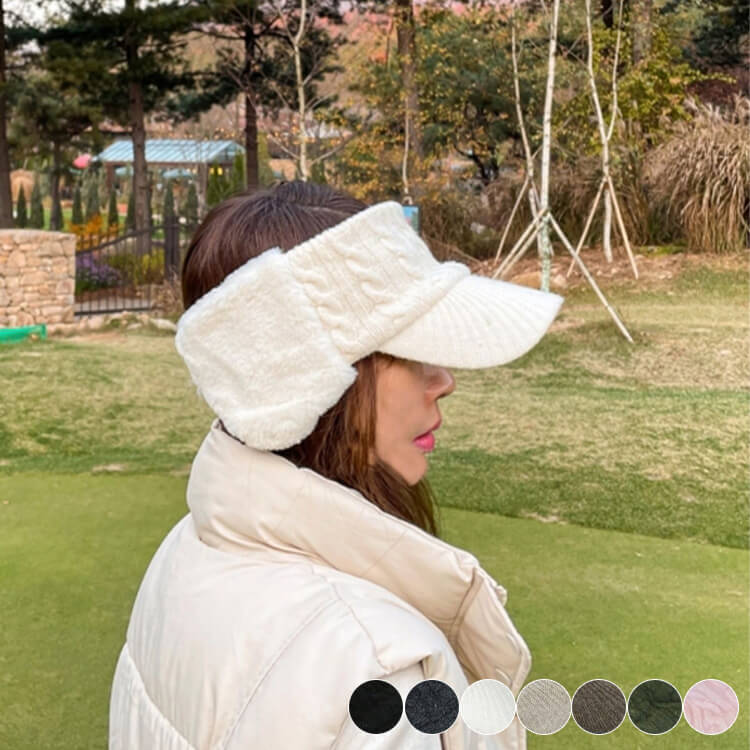 耳あて ゴルフウェア レディース 韓国 サンバイ...の商品画像