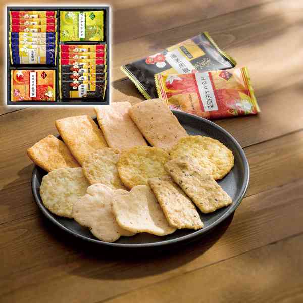 金澤兼六製菓 兼六の華 煎餅 詰め合わせ ギフトセット KRN-10R 国産米100% お菓子 和菓子 せんべい 手土産 個包装 高級 お祝い 内祝い お返し お礼 お歳暮 お中元