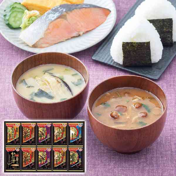 アマノフーズ フリーズドライ おみそ汁 贅沢ギフト 300Z 20食入 味噌汁セット イン...