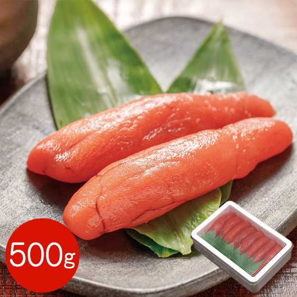 職人仕込みの至高の味わい！長崎名産あごだし明太子■長崎伝統の焼きあごだしが奏でる極上のハーモニー厳選された飛び魚を丁寧に焼き上げ、旨味を極限まで凝縮した「あごだし」を贅沢に使用しました。一般的な明太子とは一線を画す、上品で甘やかな余韻をお楽しみいただけます。■プチプチ食感と深いコクの秘密一粒一粒が輝くほど新鮮な卵を、秘伝のあごだし調味液にじっくりと漬け込みました。噛むたびに弾ける食感と、奥深いだしの旨味が口いっぱいに広がり、ご飯が止まらない美味しさです。■食卓を彩る贅沢なひととき毎日の朝食や晩酌のお供はもちろん、大切な方への贈り物としても最適です。こだわりの長崎グルメを、ぜひご家庭でご堪能ください。 DISM & Co. VISUAL GALLERY 風味豊かで甘やかな長崎の「あごだし」を使用。「あごだし」とは飛び魚からとるだしのことです。本商品は出汁をとるのにふさわしい飛び魚を厳選し、焼きと乾燥の工程を経て、風味と旨みを凝縮しています。■配送不可地域：北海道・沖縄・離島は配送不可■温度帯：冷凍■原材料名／食品添加物：スケトウダラの卵巣（ロシア産）、食塩、水飴、砂糖、唐辛子、アミノ酸液、焼き飛魚（あご）、焼き飛魚（あご）だし/調味料（アミノ酸等）、トレハロース、アルコール、pH調整剤、酸化防止剤（ビタミンC）、甘味料（ステビア）、グリシン、ビタミンB1、香辛料抽出物、着色料（赤102、黄5、赤4）、増粘剤（キサンタンガム）、発色剤（亜硝酸Na）、酵素■アレルゲン表示：（義務8品目）なし■アレルゲン表示：（推奨20品目）なし■賞味期限：出荷日より冷凍30日(最低保証：約27日)■規格：あごだし明太子500g■箱サイズ(mm)：368×176×81■ギフト対応：・ギフト包装：×・二重包装：×・熨斗対応：〇・のし表書き：×・のし名入れ：×■発送の目安：ご注文後（決済確認後）、5営業日以内の発送予定。■備考：のしは短冊シールのしのみの対応となります。包装は簡易包装。