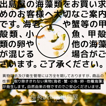 無添加 長崎産 壱岐産 天然カットわかめ乾燥タイプ 90g 残留放射能検査済み メール便送料無料 全国送料無料 メール便規格以外は同梱不可 kaiso 出島屋 2018年3月度月間優良ショップ