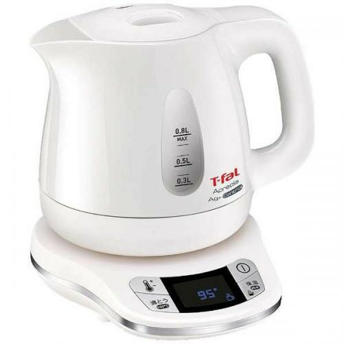 T-fal 電気ケトル アプレシア エージー・プラス コントロール 0.8L パールホワイト KO6201JP ティファール 〈KO6201JP〉のサムネイル