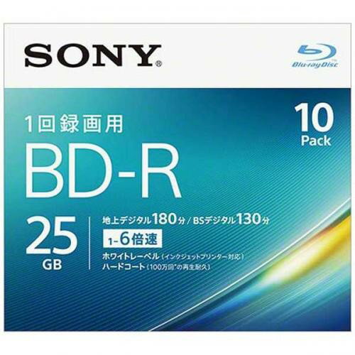 SONY ϿBD-R 1 25GB 6®б 10 10BNR1VJPS6 ˡ 10BNR1VJPS6