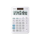 カシオ CASIO W税計算対応電卓 ホワイト MW-100TC-WE-N 〈MW100TCWEN〉