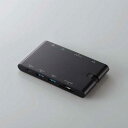 エレコム ELECOM USB Type-C接続モバイルドッキングステーション ブラック DST-C05BK 〈DSTC05BK〉