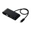 쥳 ELECOM Type-Cɥå󥰥ơ PDб Type-C1ݡ USB(3.0)1ݡ D-sub1ݡ LANݡ 30cm֥ DST-C10BK ֥å DSTC10BK