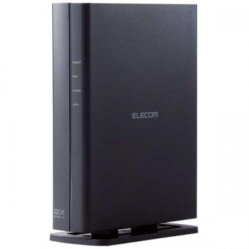 エレコム ELECOM Wi-Fiルーター 1201+574Mbps ブラック WRC-X1800GS-B 〈WRCX1800GS-B〉