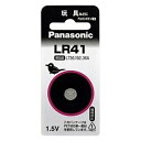 Panasonic アルカリボタン電池 LR41P パナソニック 〈LR41P〉