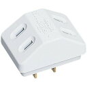 Panasonic 配線器具 三角タップ ホワイト WH2012PK パナソニック 〈WH2012PK〉