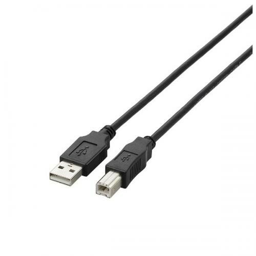 ELECOM USB֥ USB2.0 A-B 1m ֥å U2C-BN10BK 쥳 U2CBN10BK