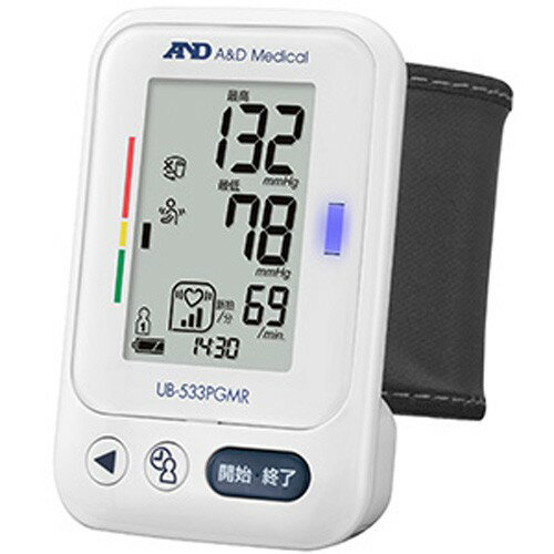 A&D 手首式血圧計 UB-533PGMR エーアンドデイ 〈UB533PGMR〉