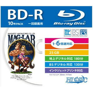 HI-DISC ϿBD-R 1 25GB 6®б 10 HDBD-R6X10SC ϥǥ HDBDR6X10SC