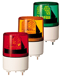 【楽天市場】パトライト(PATLITE) LED超小型回転灯 RLE-100 AC100V Ф82 防滴パトランプ 回転 赤、黄、緑 送料無料