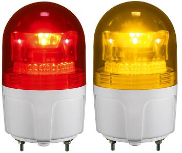 日恵製作所LED小型回転灯ニコフラッシュVL09S-100NAC100VФ90制御入力無し(赤or黄)