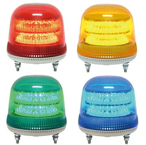 日恵製作所 LED大型回転灯 ニコモア VL17M-100B AC100V Ф170 制御入力有り 電子音付き