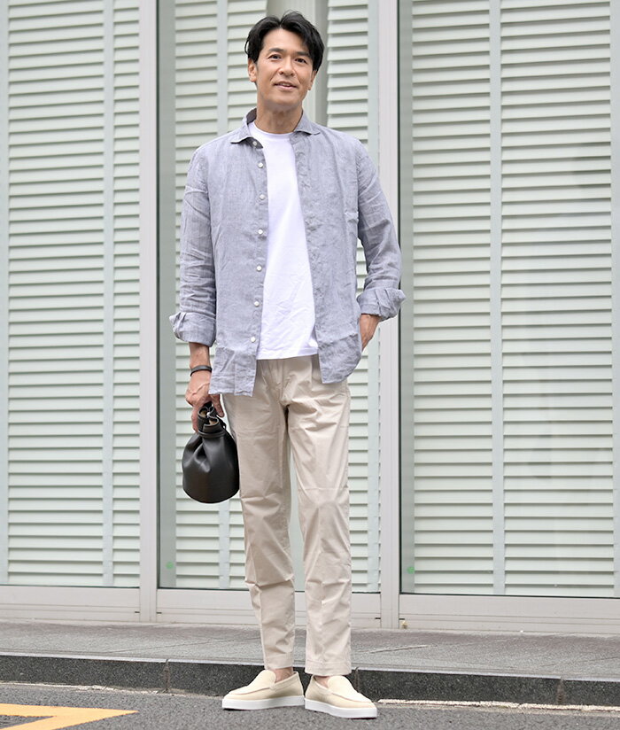 美品 Finamore フィナモレ メンズ リネンシャツ グレージュ色 Sサイズ 楽天市場】【クリアランス20】フィナモレ Finamore 長袖