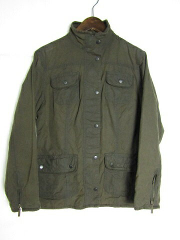 Barbour バブアー　LADIES UTILITY JACKET ワックスコットンジャケット　サイズ14 カーキ