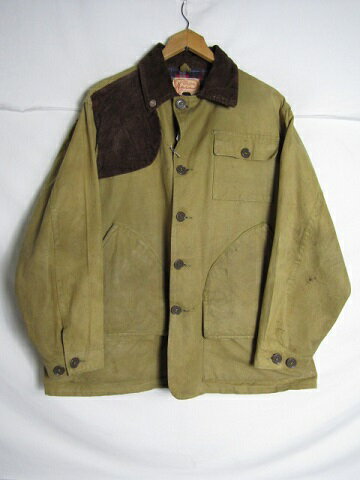DESERTSNOW郡山と申します。ご覧頂きありがとうございます。□ 商品詳細 □商品番号　24-10-359★Allen　Sportwear MFG .CO ハンティングジャケットです。★40年代製～。□COLOR□ベージュ□サイズ□42下記、実寸サイズをご参考下さい。着丈：70cm肩幅：49cm身幅：60cm袖丈：56cm　※多少の誤差が有る場合が御座います。　□　状態　□USEDですので神経質な方はご遠慮ください。詳しく状態を知りたい方はお問い合わせお願い致します。【Cランク】ランク表示の見方★S…未使用、デットストック★A…使用感が少ない美品　★B…使用感があるが、目立ったダメージ、汚れがない程度★C…目立つ傷、汚れがある★D…難アリ※当店の独自の判断になりますので参考程度にお願い致します。全体に汚れがあります。※欠品について　他サイト・店頭同時販売のため、時間差で欠品となる事がございます。あらかじめご了承ください。