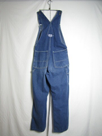 80年代 USA製 BIG SMITH ビッグスミス デニム オーバーオール W34 L29 【中古】【SMALL】【メンズ】