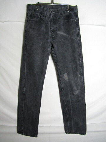 Levi's　リーバイス　505　デニムパンツ　ブラック　黒　W30 L34 【中古】【MEDIUM】【メンズ】