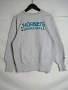 90年代 USA製 Champion チャンピオン リバースウィーブ HORNETS BASKETBALL NBA グレー Mサイズ【メンズ】【中古】【MEDIUM】(4)