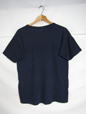 80年代製 トリコタグ　Champion　チャンピオン　WEST GRORGIA Tシャツ　Lサイズ　ネイビー【中古】【LARGE】【メンズ】