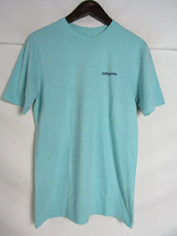 Patagonia　パタゴニア バックロゴプリント Tシャツ 39045 　Sサイズ　グリーン【SMALL】【メンズ】【中古】