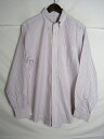 16-35 Brooks Brothers ブルックスブラザーズ ストライプ ボタンダウンシャツ ホワイト レッド【中古】【LAR】【メンズ】(4)