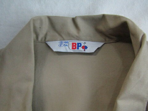 BP　ショップコート　アトリエコート　チェンジボタン　ベージュ　54　Lサイズ位【中古】【LARGE】【メンズ】