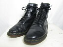 イングランド製 Dr.Martens ドクターマーチン 8ホールブーツ 約25cm ブラック【中古】