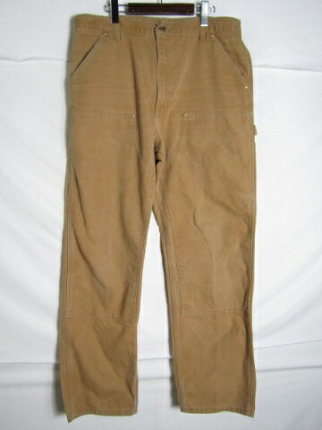 USA製 W38 L34 Carhartt カーハート ダブルニー ダック ペインターパンツ キャメル【中古】【大きいサイズ】【メンズ】