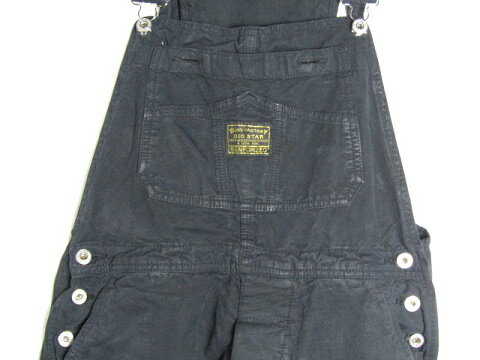 BIG STAR ビッグスター オーバーオール W34 L28 ブラック 【中古】【MEDIUM】【メンズ】