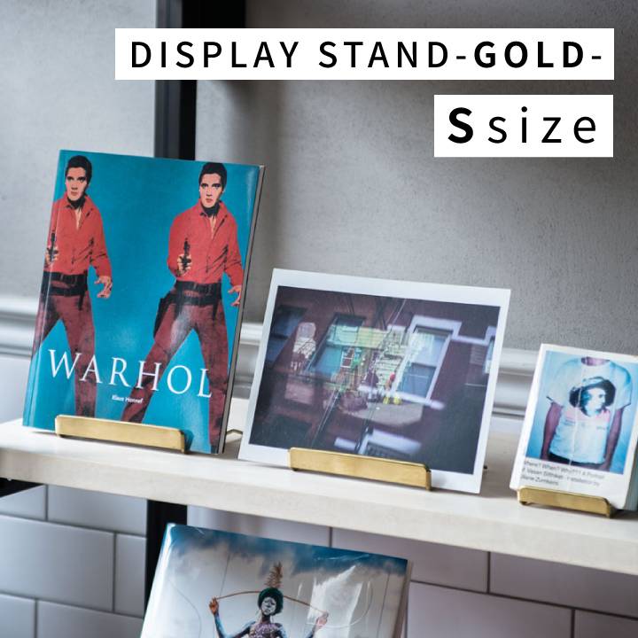 乐天商城 - アマブロ ディスプレイスタンド ゴールド Sサイズ 真鍮 DISPLAY STAND GOLD amabro 写真立て タブレットスタンド おしゃれ シンプル 【メール便】