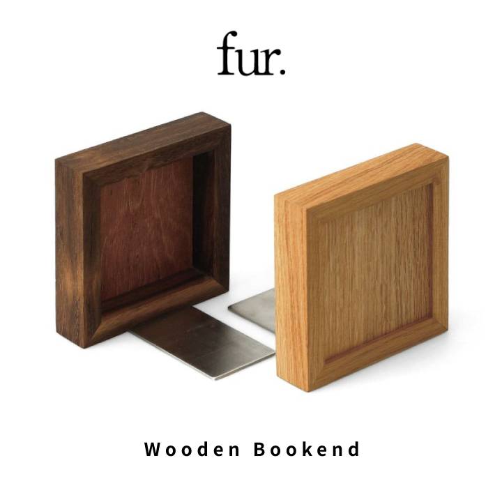 fur. Wooden Bookend ウッド ブックエンド ハイタイド HIGHTIDE 本立て 整理 収納 おしゃれ インテリア シンプル ez046 木製 【あす楽】