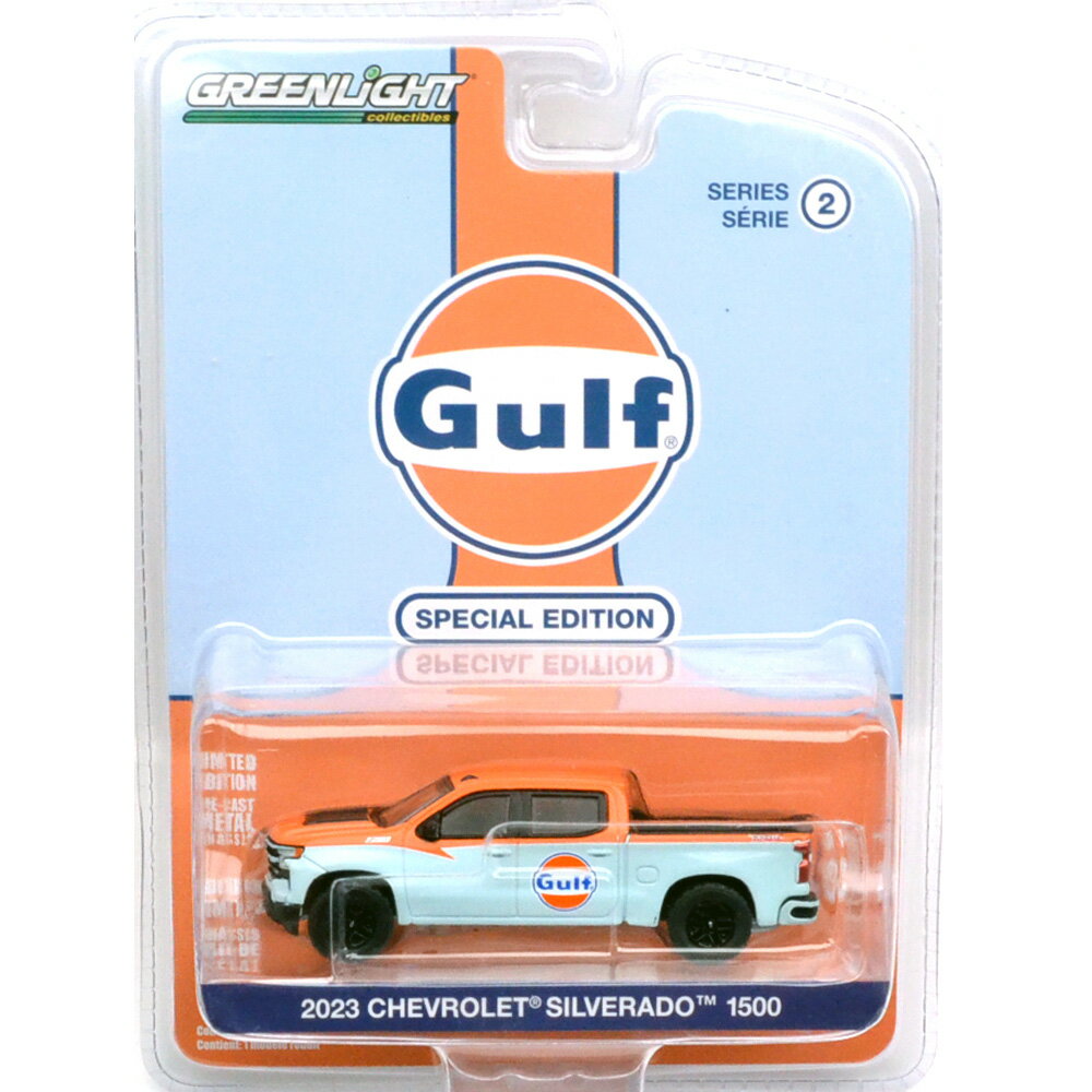 GREENLIGHT　2023 CHEVROLET SILVERADO 1500　2023 シボレー・シルバラード 1500　GULF SPECIAL EDITION SERIES 2
