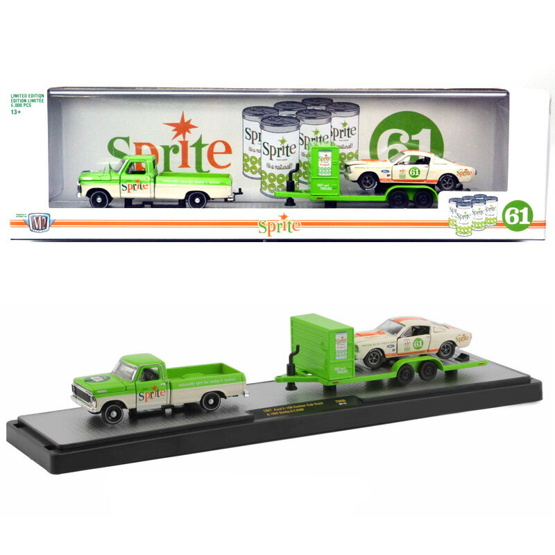 M2 COCA-COLA AUTO-HAULER RELEASE 56000-TW06 - 1967 FORD F100 &1965 SHELBY GT350R  ȥϥ顼꡼56000-TW06 -1967 ե F100 &1965 ӡ GT350R