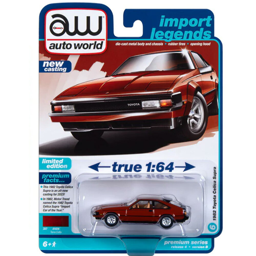 auto world1/641982 TOYOTA CELICA SUPRA (TERRA COTTA)1982 ȥ西ꥫץ (ƥ饳å)...