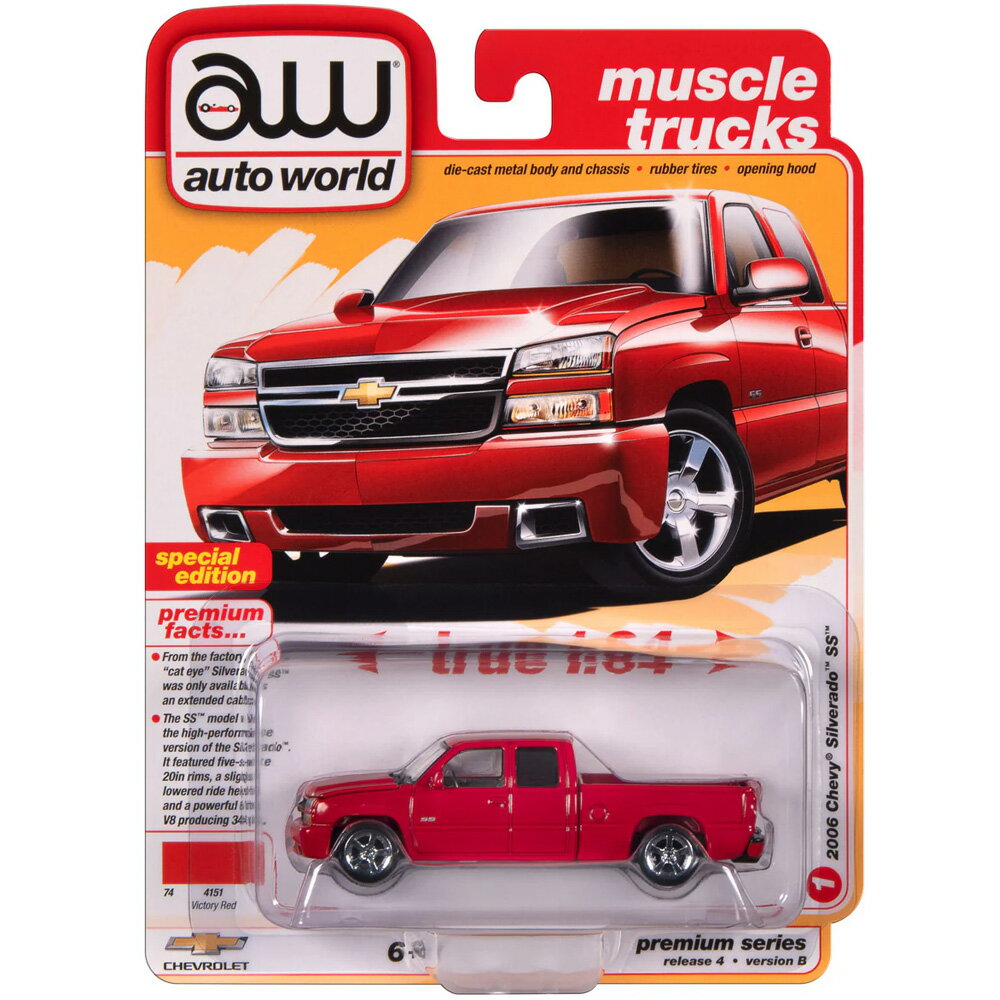 Auto World Premium Release 42006 CHEVY SILVERADO SS (VICTORY RED)2006 ӡ...