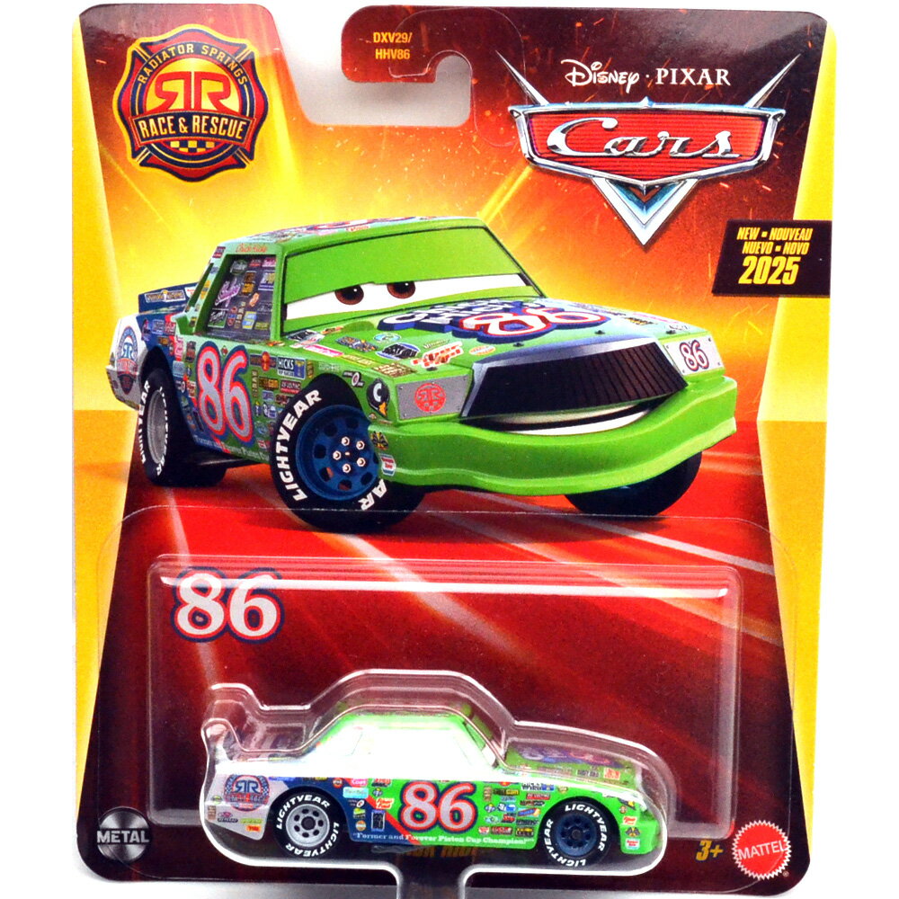 MATTEL Disney CARS RACE & RESCUE - CHICK HICKS マテル カーズ レース&レスキュー - チックヒックス